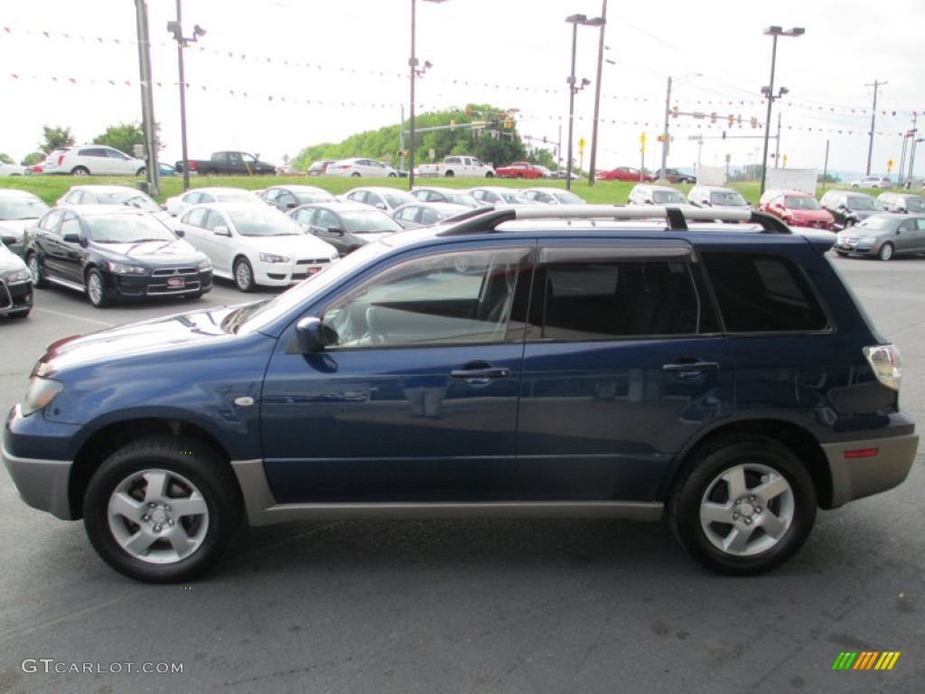 2003 Outlander XLS - Royal Blue Pearl / Charcoal photo #4