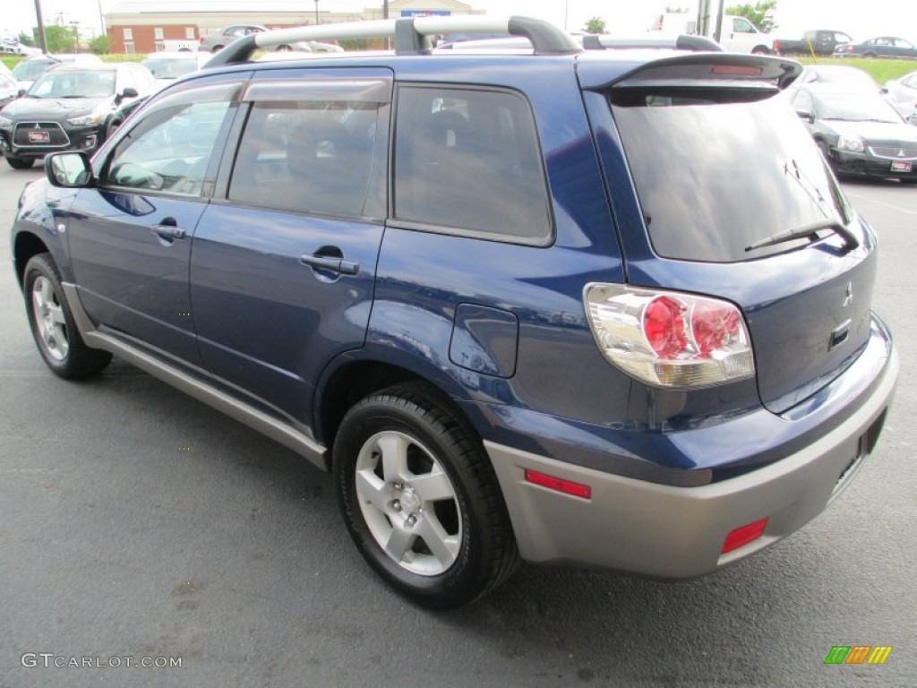 2003 Outlander XLS - Royal Blue Pearl / Charcoal photo #5