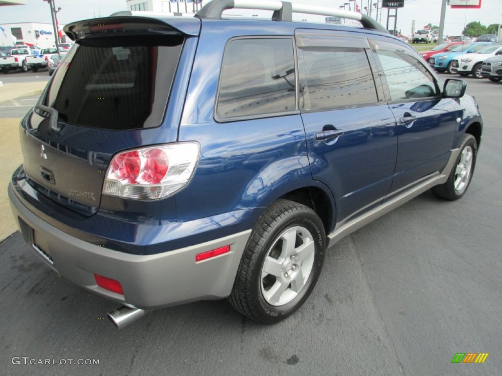 2003 Outlander XLS - Royal Blue Pearl / Charcoal photo #7