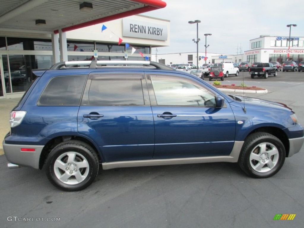 2003 Outlander XLS - Royal Blue Pearl / Charcoal photo #8