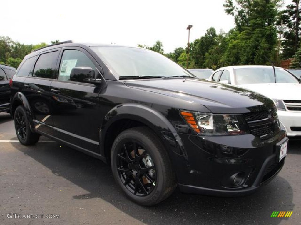 Brilliant Black Crystal Pearl 2013 Dodge Journey SXT Blacktop AWD Exterior Photo #81875044