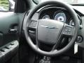 2013 Chrysler 200 Black Interior Steering Wheel Photo