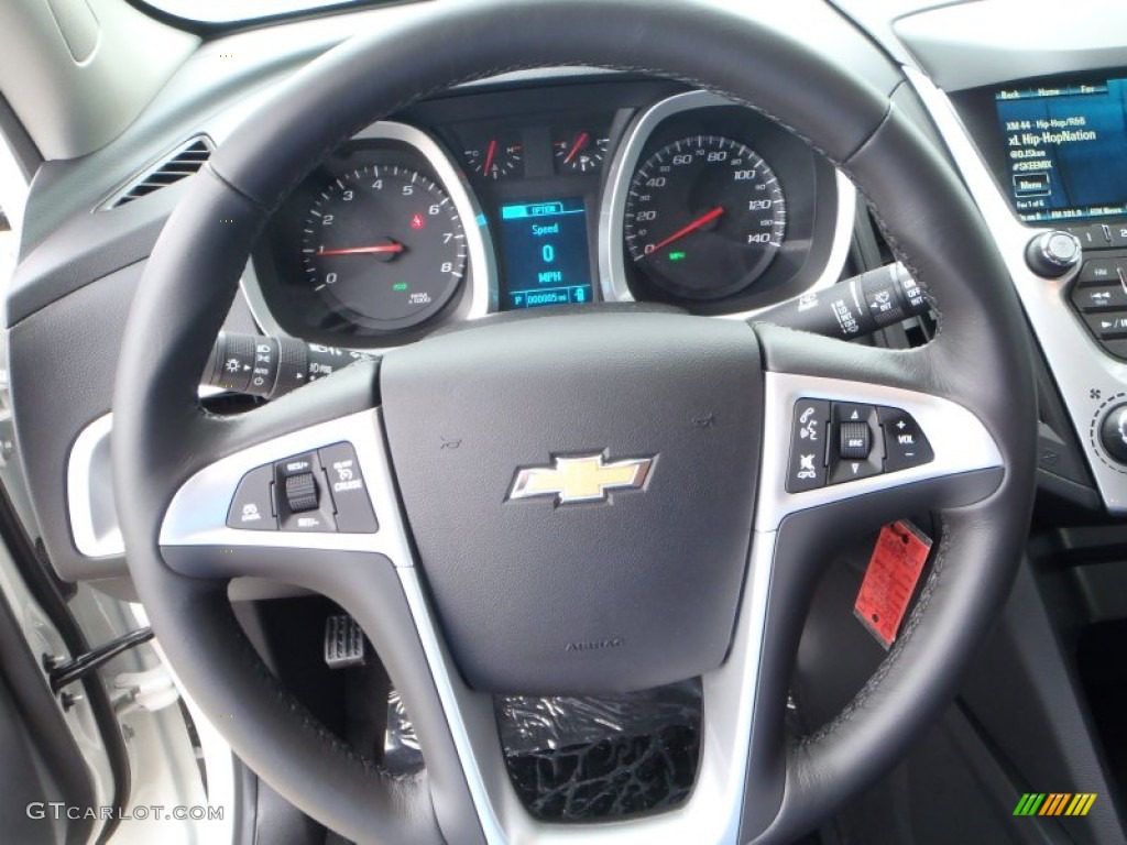 2013 Chevrolet Equinox LT Jet Black Steering Wheel Photo #81878419