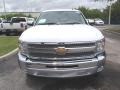 2013 Summit White Chevrolet Silverado 1500 LT Extended Cab  photo #2