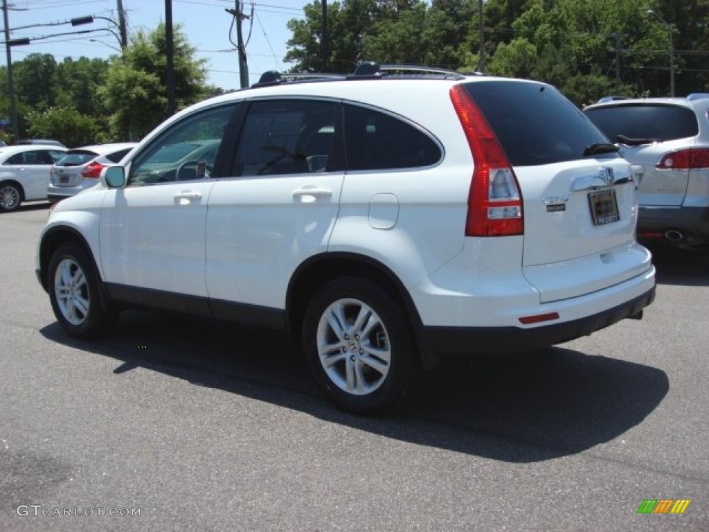 2011 CR-V EX-L 4WD - Taffeta White / Ivory photo #3