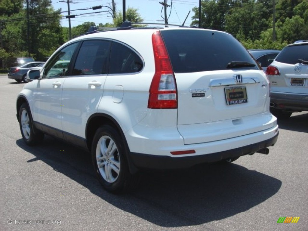 2011 CR-V EX-L 4WD - Taffeta White / Ivory photo #4