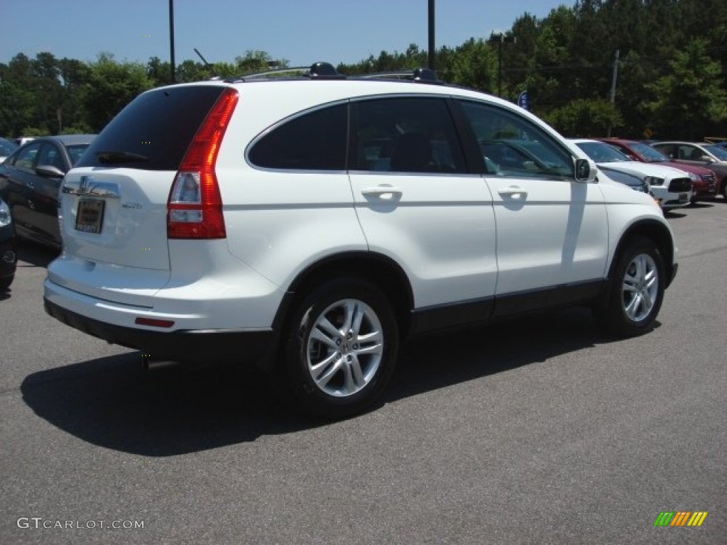 2011 CR-V EX-L 4WD - Taffeta White / Ivory photo #6