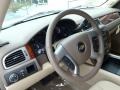 Light Cashmere/Dark Cashmere 2013 Chevrolet Suburban LT Steering Wheel
