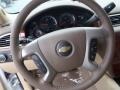 2013 Chevrolet Suburban Light Cashmere/Dark Cashmere Interior Steering Wheel Photo