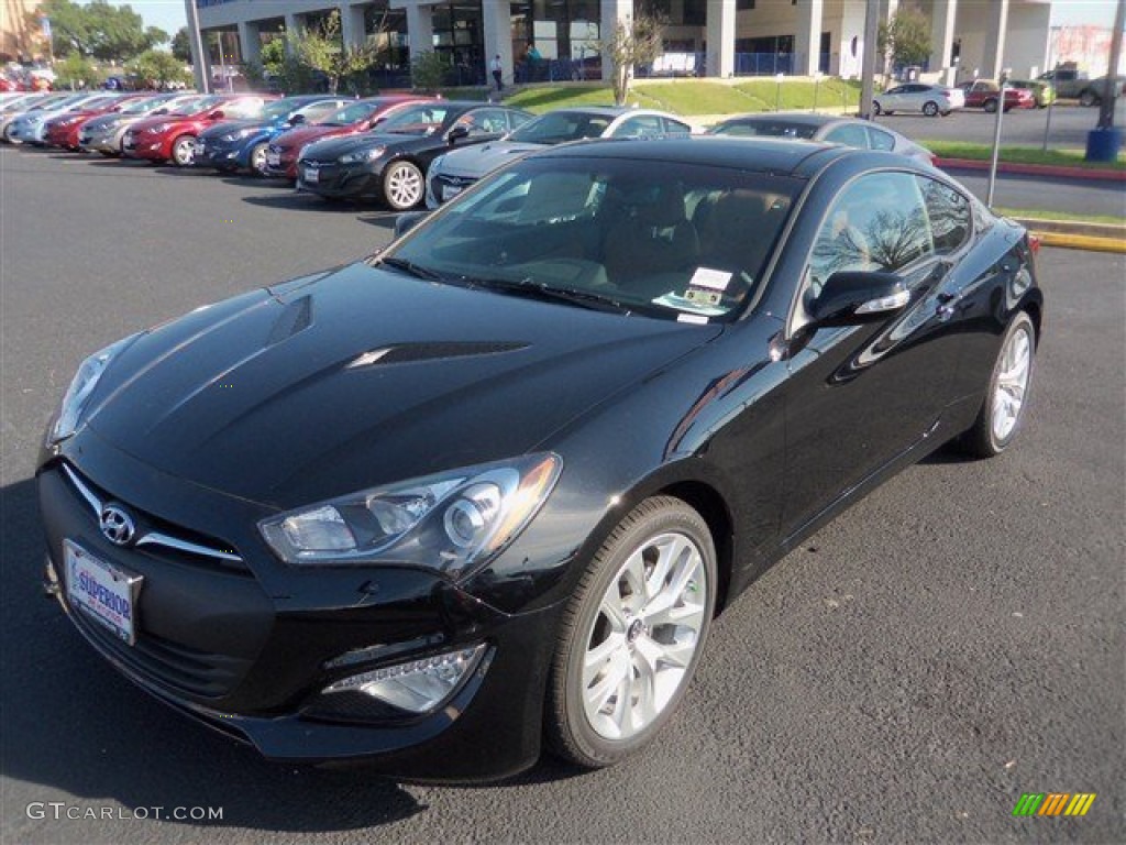 2013 Genesis Coupe 3.8 Grand Touring - Black Noir Pearl / Tan Leather photo #1