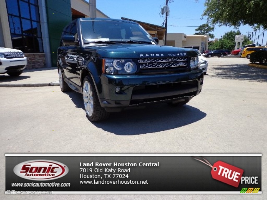 2013 Range Rover Sport HSE - Aintree Green Metallic / Ebony photo #1