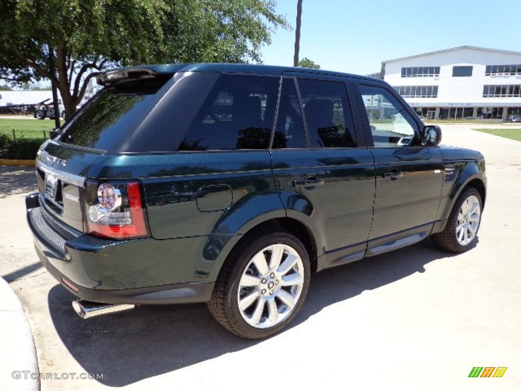 2013 Range Rover Sport HSE - Aintree Green Metallic / Ebony photo #11