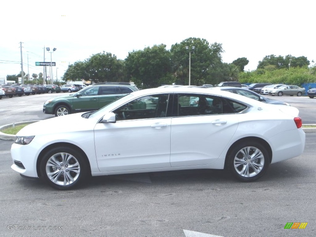 2014 Impala LT - Summit White / Jet Black/Brownstone photo #3