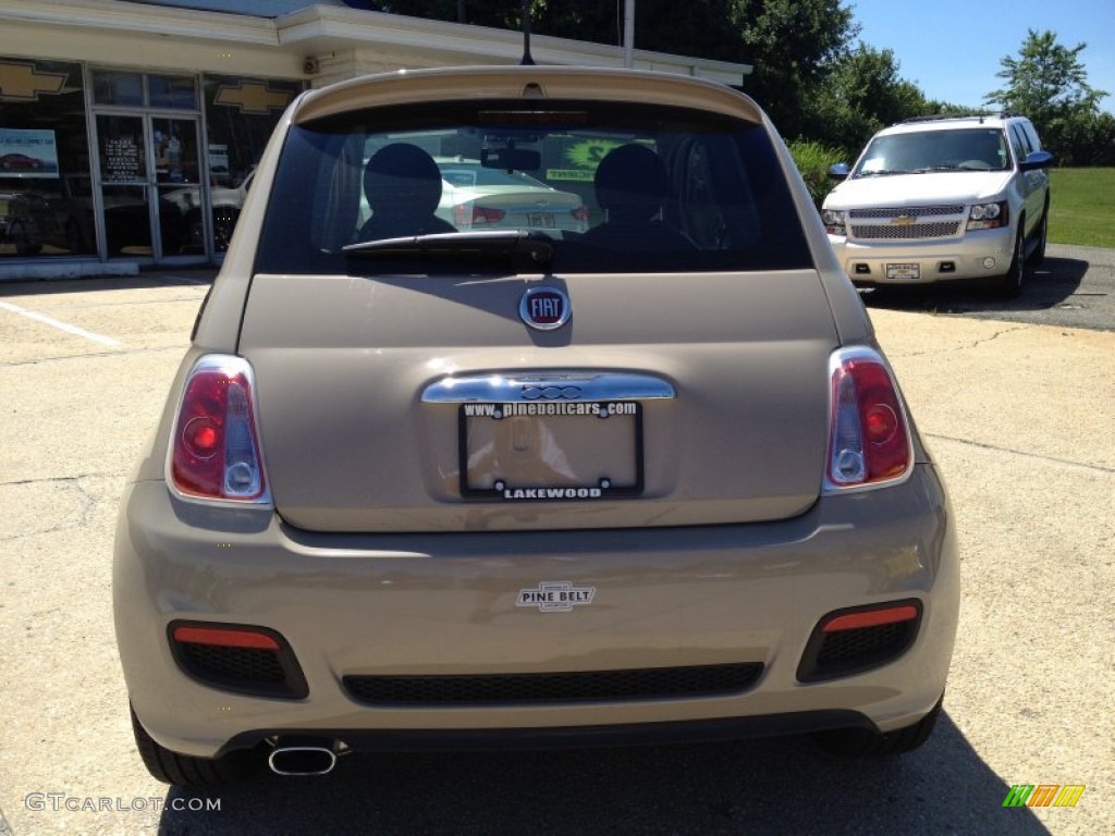 2012 500 Sport - Mocha Latte (Light Brown) / Sport Tessuto Nero/Nero (Black/Black) photo #6