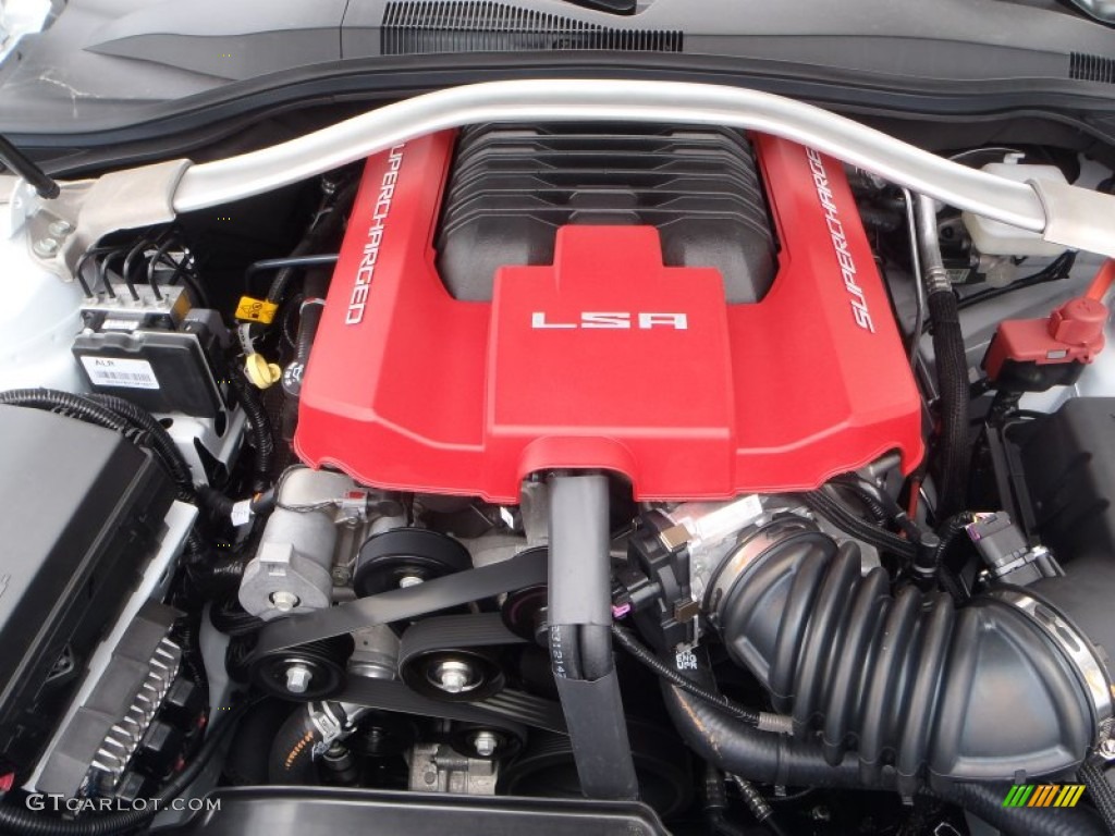 2013 Chevrolet Camaro ZL1 6.2 Liter Eaton Supercharged OHV 16-Valve LSA V8 Engine Photo #81886030