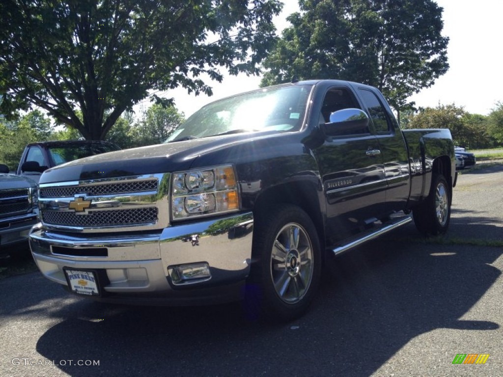 2013 Silverado 1500 LT Extended Cab - Black / Ebony photo #1