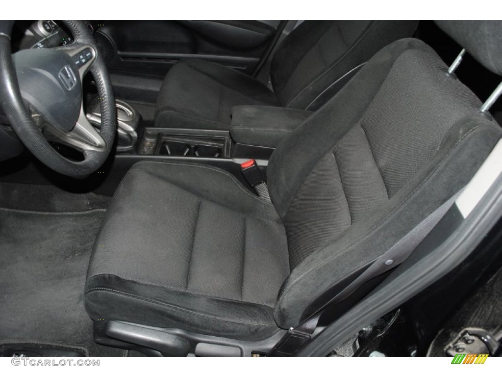 2010 Civic LX-S Sedan - Crystal Black Pearl / Black photo #12