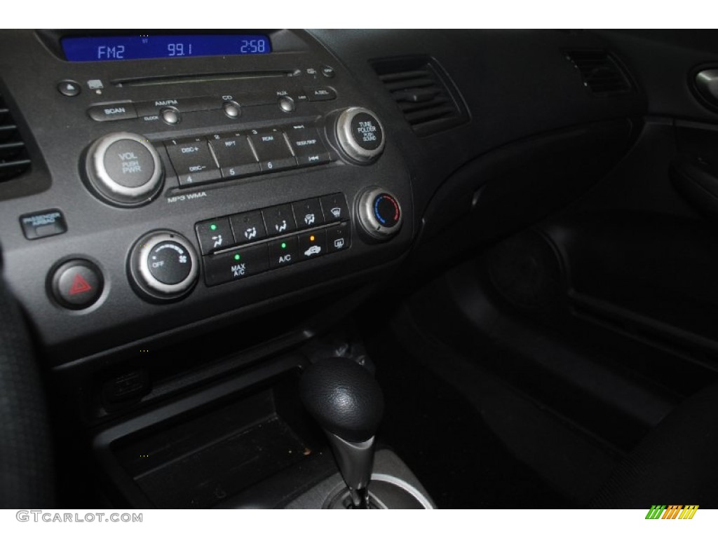 2010 Civic LX-S Sedan - Crystal Black Pearl / Black photo #13