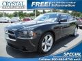 Pitch Black 2013 Dodge Charger R/T Max