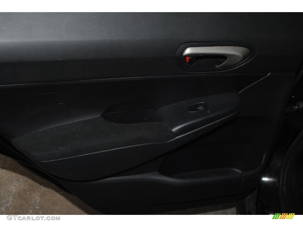 2010 Civic LX-S Sedan - Crystal Black Pearl / Black photo #21