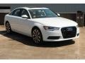 2013 Glacier White Metallic Audi A6 2.0T quattro Sedan  photo #1