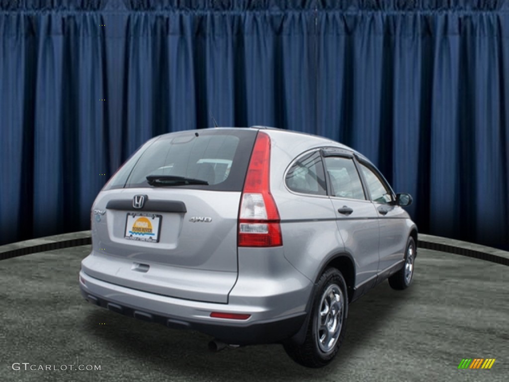 2010 CR-V LX AWD - Alabaster Silver Metallic / Black photo #3