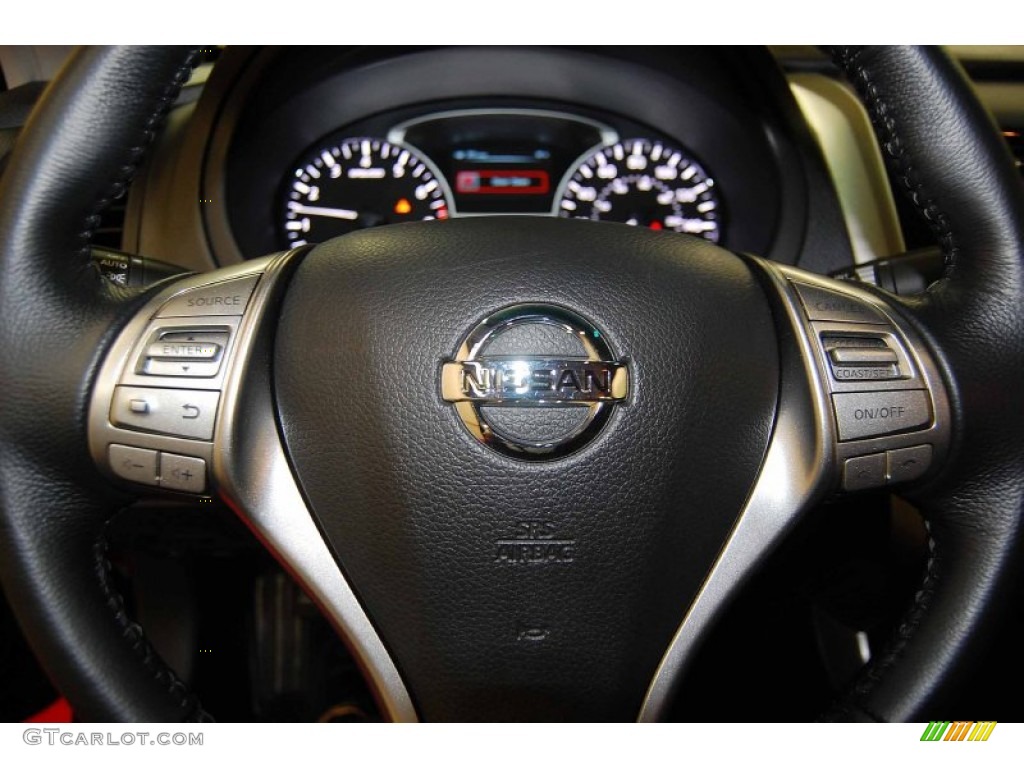 2013 Altima 2.5 SV - Super Black / Charcoal photo #23
