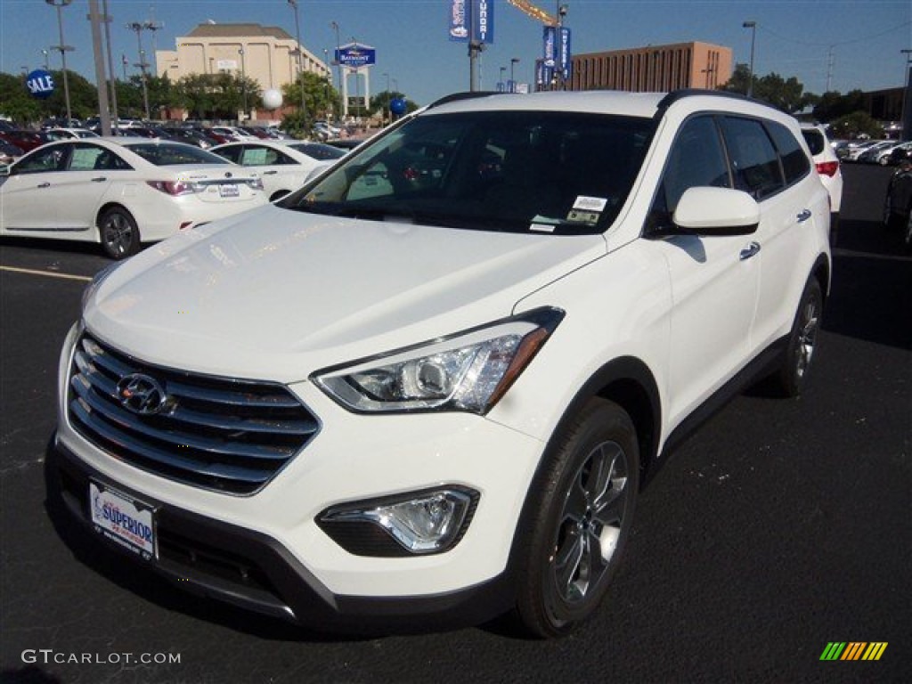 Frost White Pearl Hyundai Santa Fe