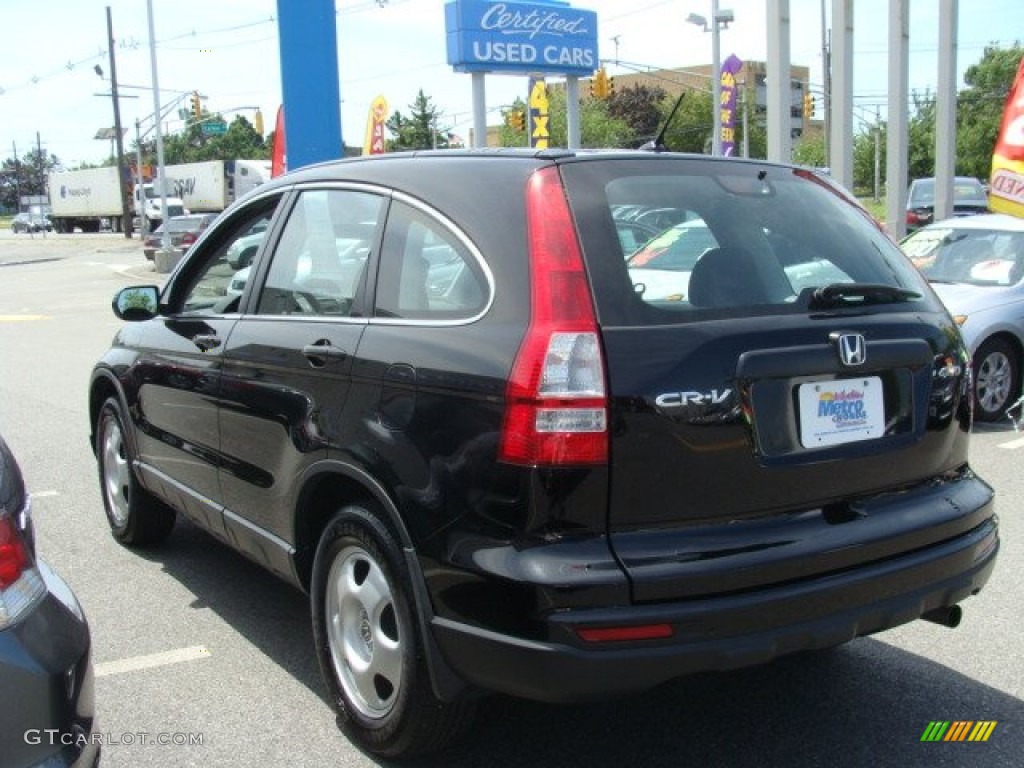 2010 CR-V LX AWD - Crystal Black Pearl / Black photo #6