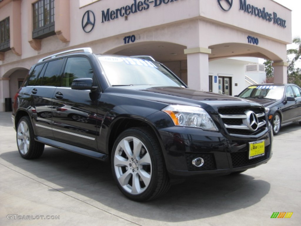 2010 GLK 350 - Capri Blue Metallic / Almond/Black photo #1