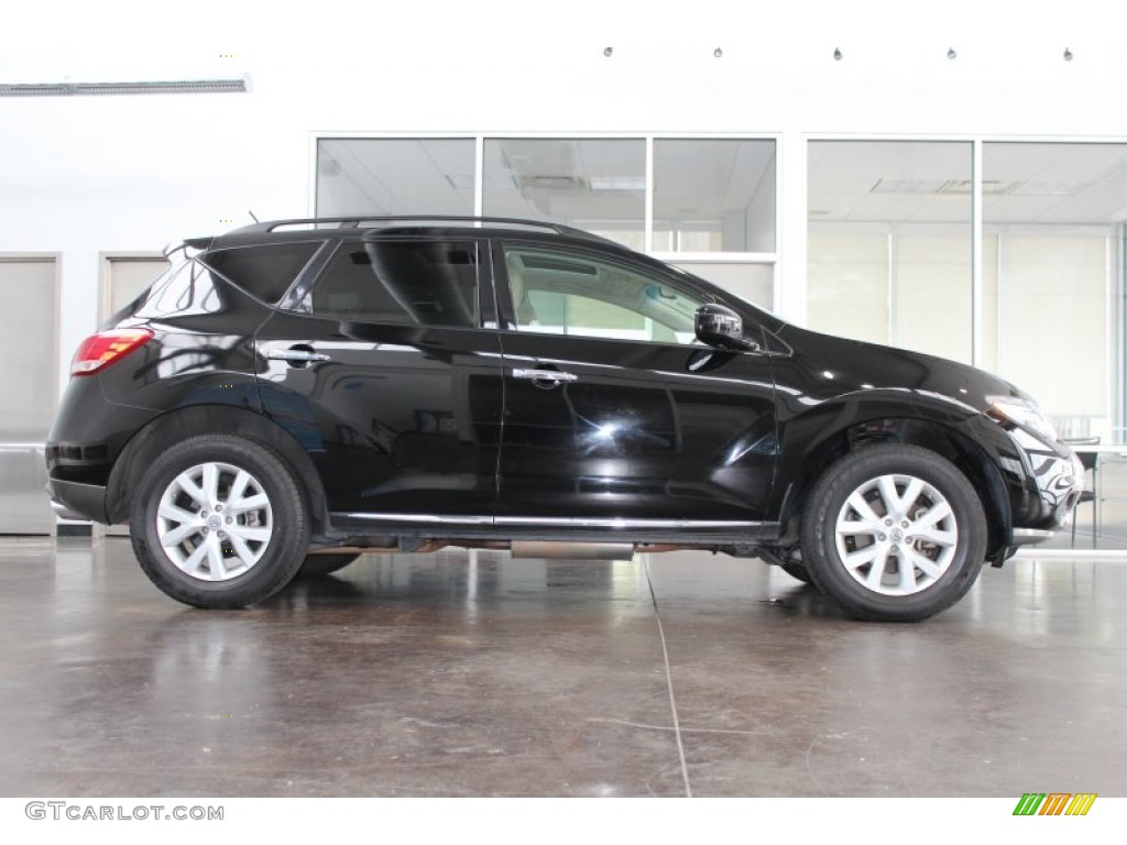 2012 Murano SV - Super Black / Beige photo #7