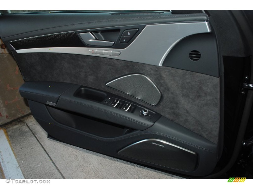 2013 Audi S8 4.0 TFSI quattro Sedan Black Door Panel Photo #81889936