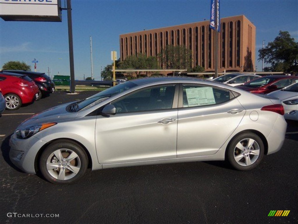 2013 Elantra GLS - Silver / Gray photo #4