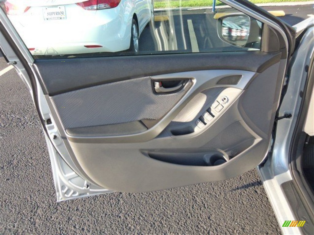 2013 Elantra GLS - Silver / Gray photo #7