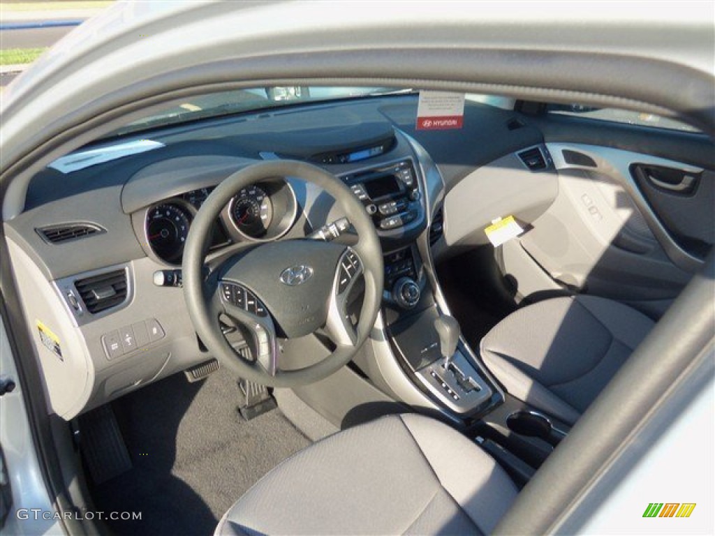 2013 Elantra GLS - Silver / Gray photo #8