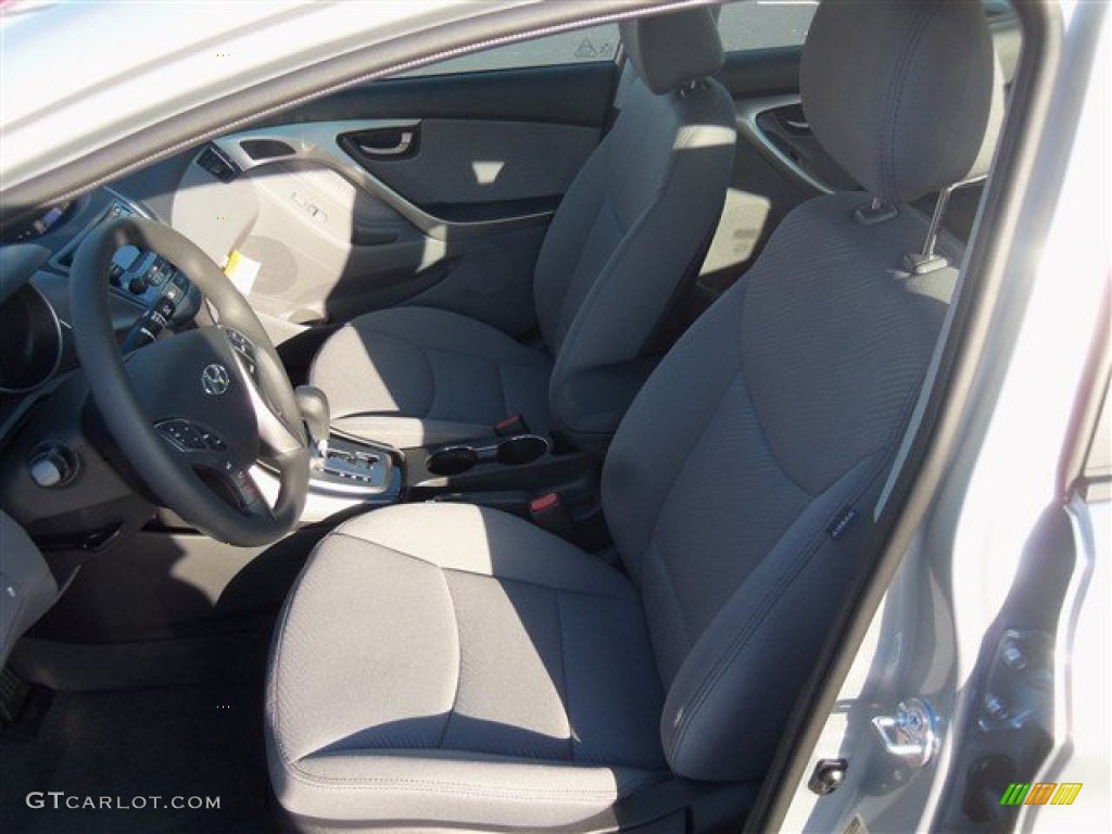 2013 Elantra GLS - Silver / Gray photo #9