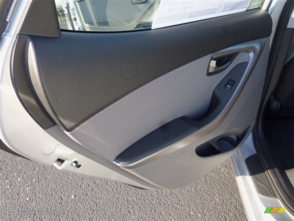 2013 Elantra GLS - Silver / Gray photo #10