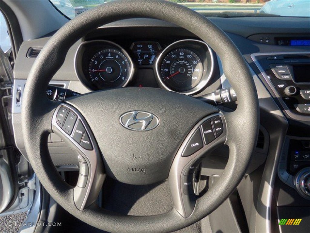 2013 Elantra GLS - Silver / Gray photo #12