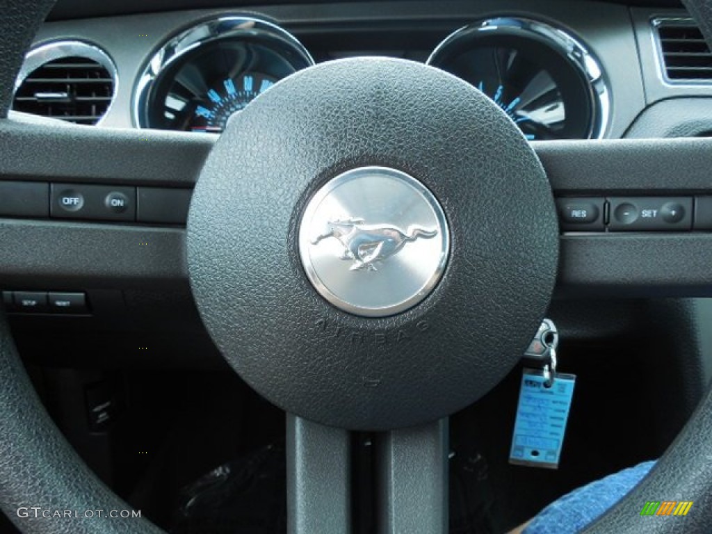 2011 Mustang V6 Coupe - Yellow Blaze Metallic Tri-coat / Charcoal Black photo #22