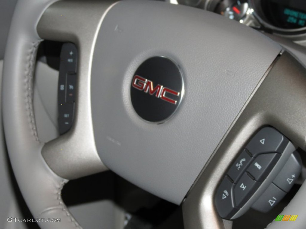 2013 Sierra 1500 SLE Crew Cab - Summit White / Light Titanium/Dark Titanium photo #6