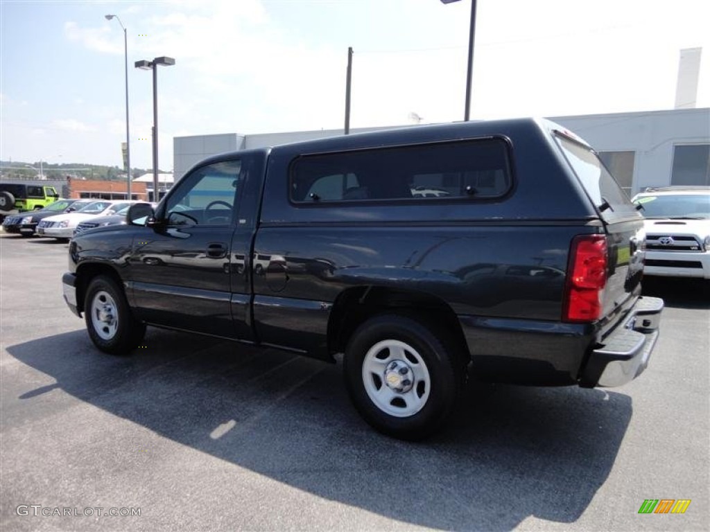 2003 Silverado 1500 Regular Cab - Dark Gray Metallic / Dark Charcoal photo #5