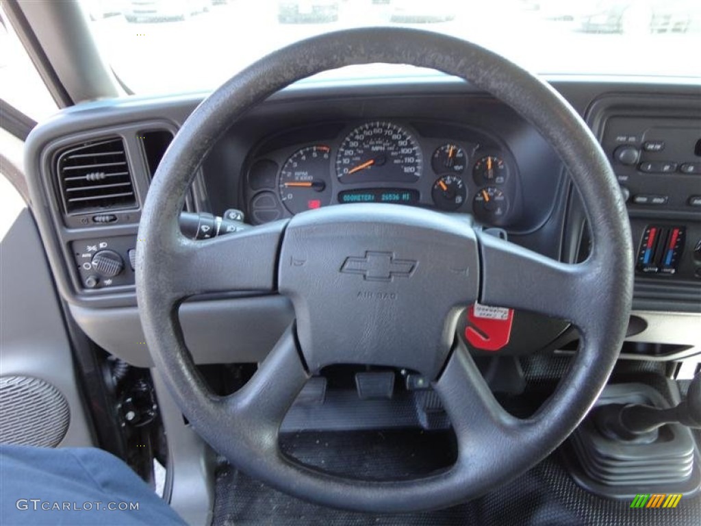 2003 Silverado 1500 Regular Cab - Dark Gray Metallic / Dark Charcoal photo #10