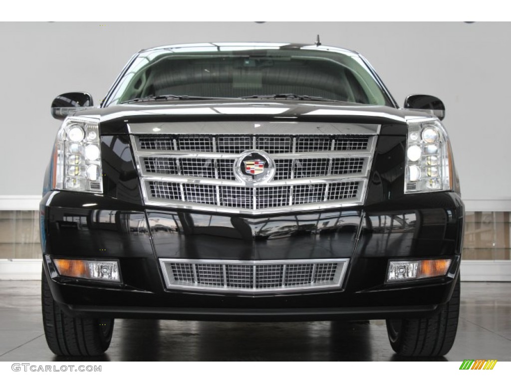 2013 Escalade Platinum - Black Raven / Cocoa/Light Linen photo #8