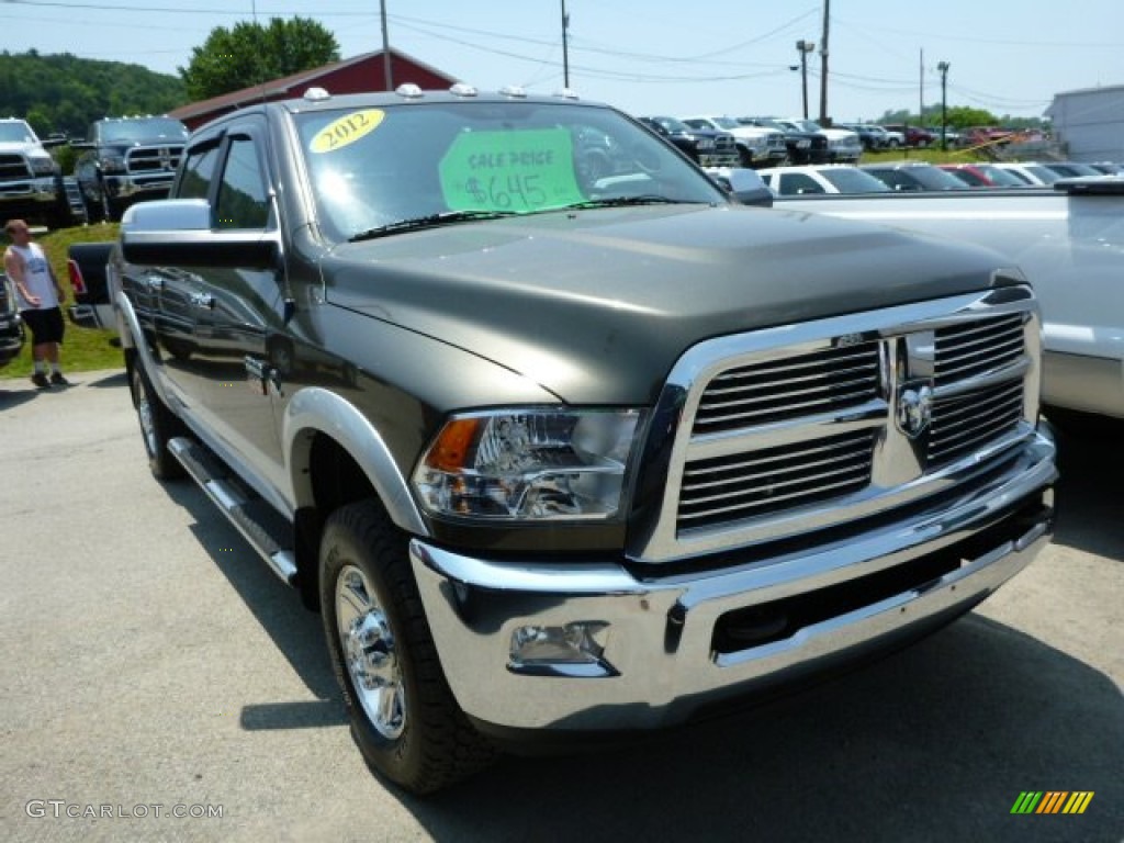 2012 Ram 2500 HD Laramie Crew Cab 4x4 - Sagebrush Pearl / Dark Slate photo #7