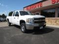 2008 Summit White Chevrolet Silverado 2500HD LT Extended Cab 4x4  photo #4