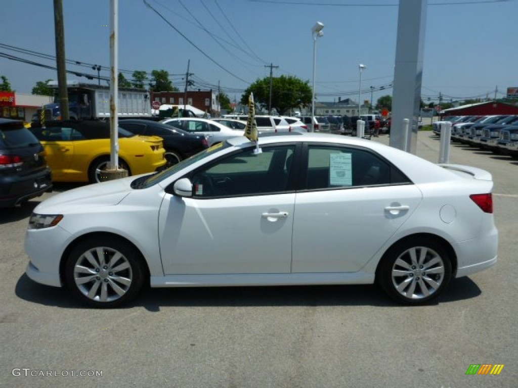 Clear White 2012 Kia Forte SX Exterior Photo #81896689