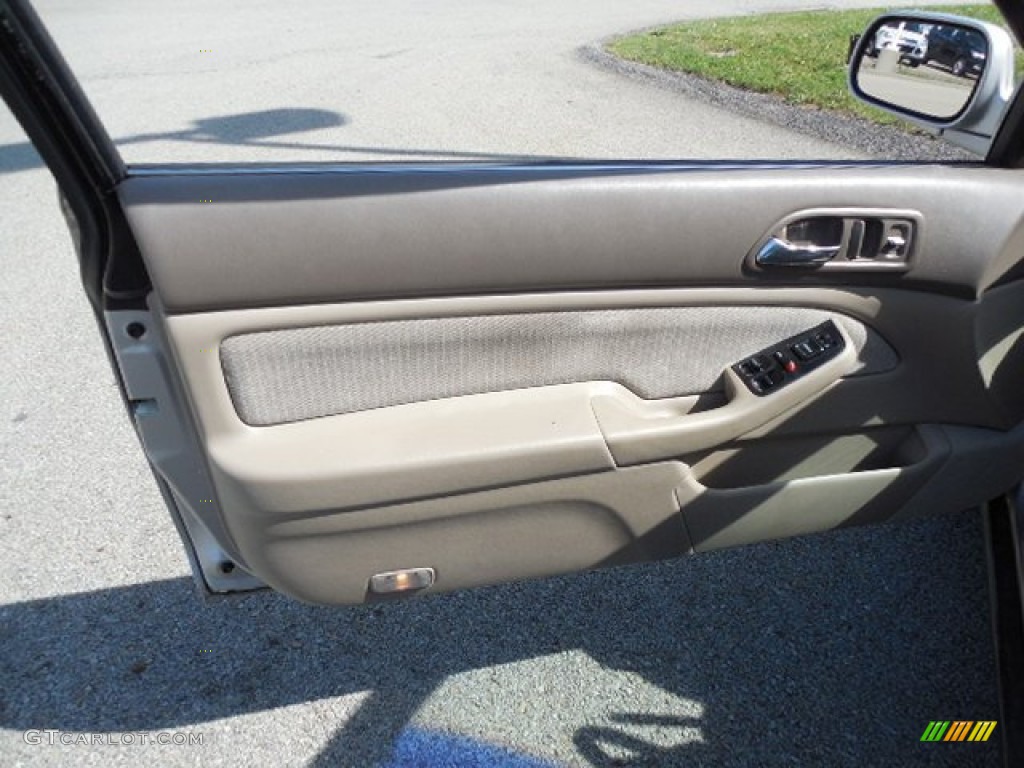 1997 Honda Accord LX Coupe Ivory Door Panel Photo #81897670
