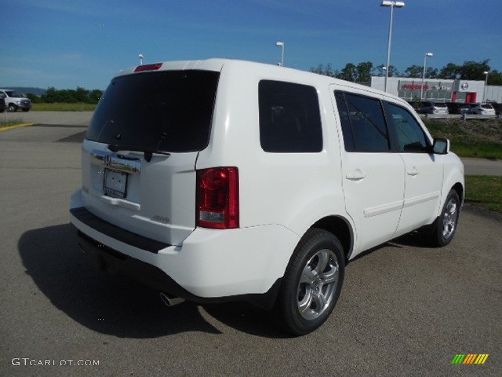 2013 Pilot EX-L 4WD - Taffeta White / Gray photo #18