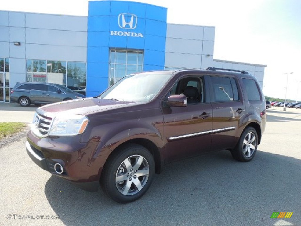 Dark Cherry Pearl Honda Pilot