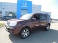 2013 Dark Cherry Pearl Honda Pilot Touring 4WD  photo #1